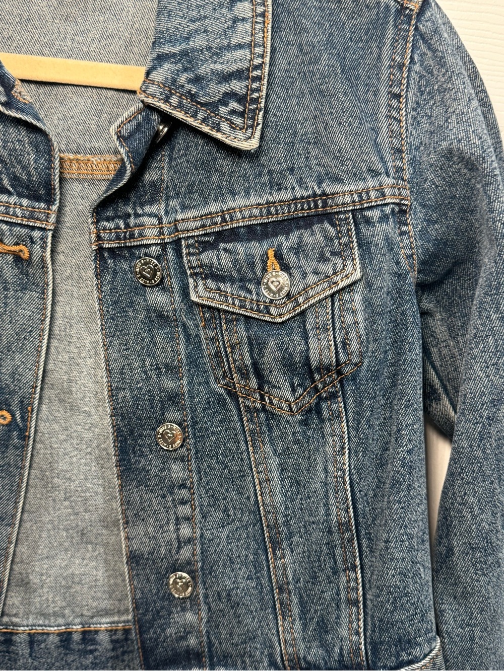 👖 Miss Selfridge Girlfriend Women's Denim Jacket - Dark Blue/Indigo - Picture 5 of 7